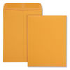 QUA41465 - Catalog Envelope, 28 lb Bond Weight Kraft, #10 1/2, Square Flap, Gummed Closure, 9 x 12, Brown Kraft, 250/Box