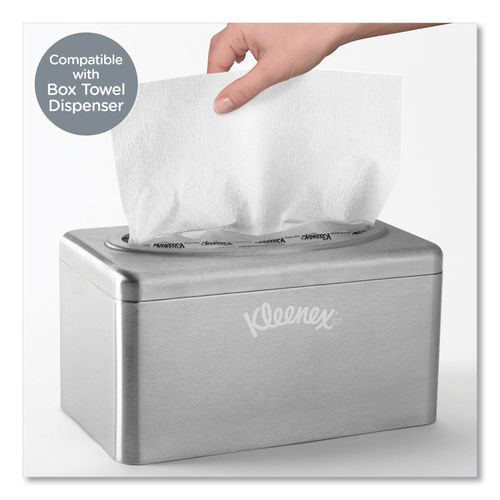 Kleenex Ultra Soft Hand Towels, Pop-Up Box, White, 70/Box - KCC11268