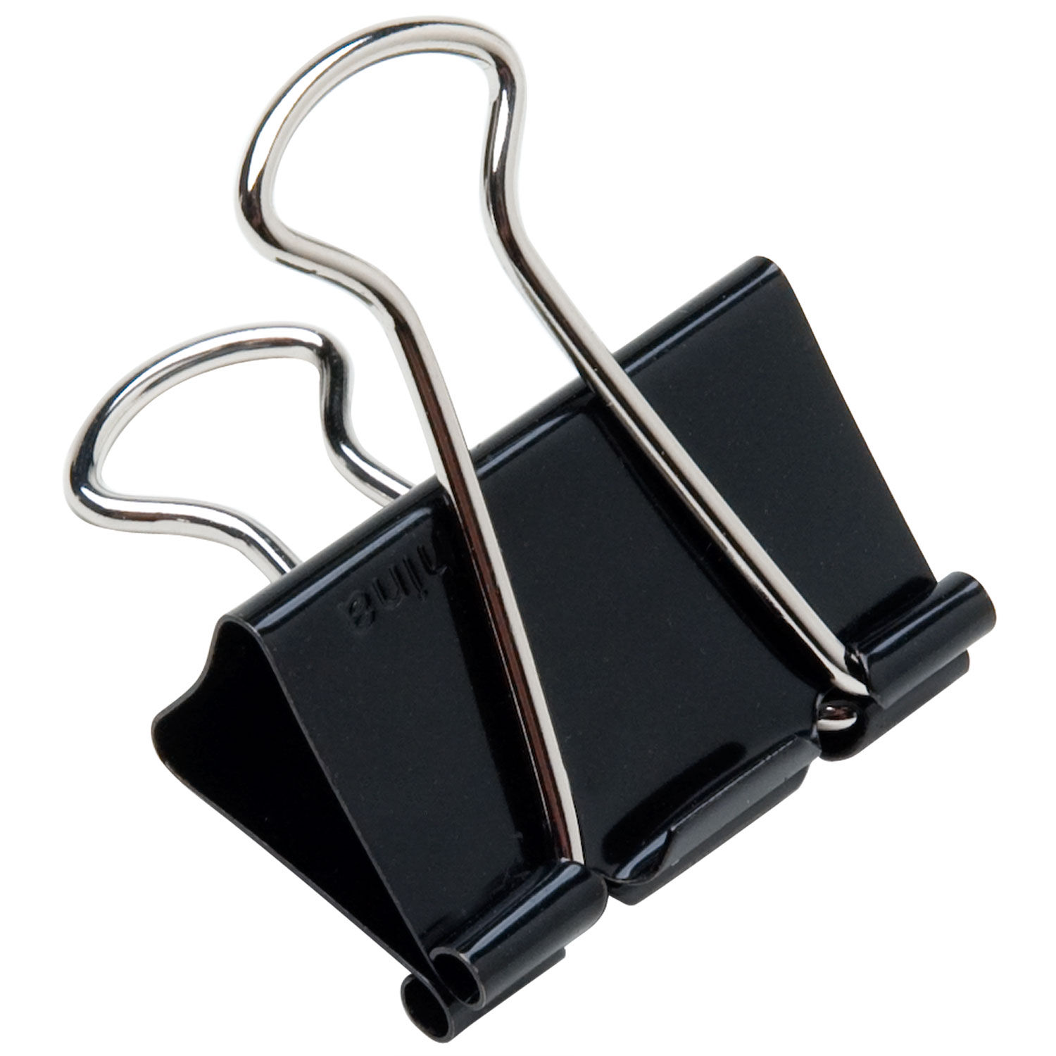 BLACK BINDER CLIP in black