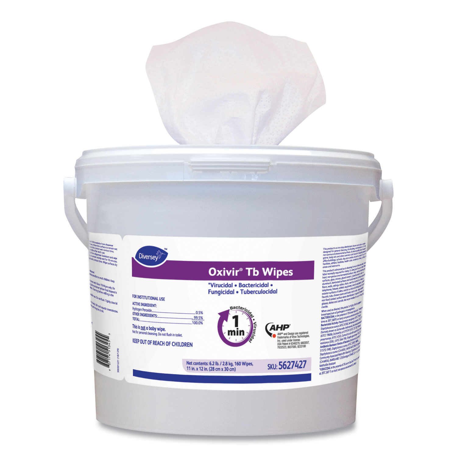 Oxivir TB Disinfectant Wipes by Diversey™ DVO5627427