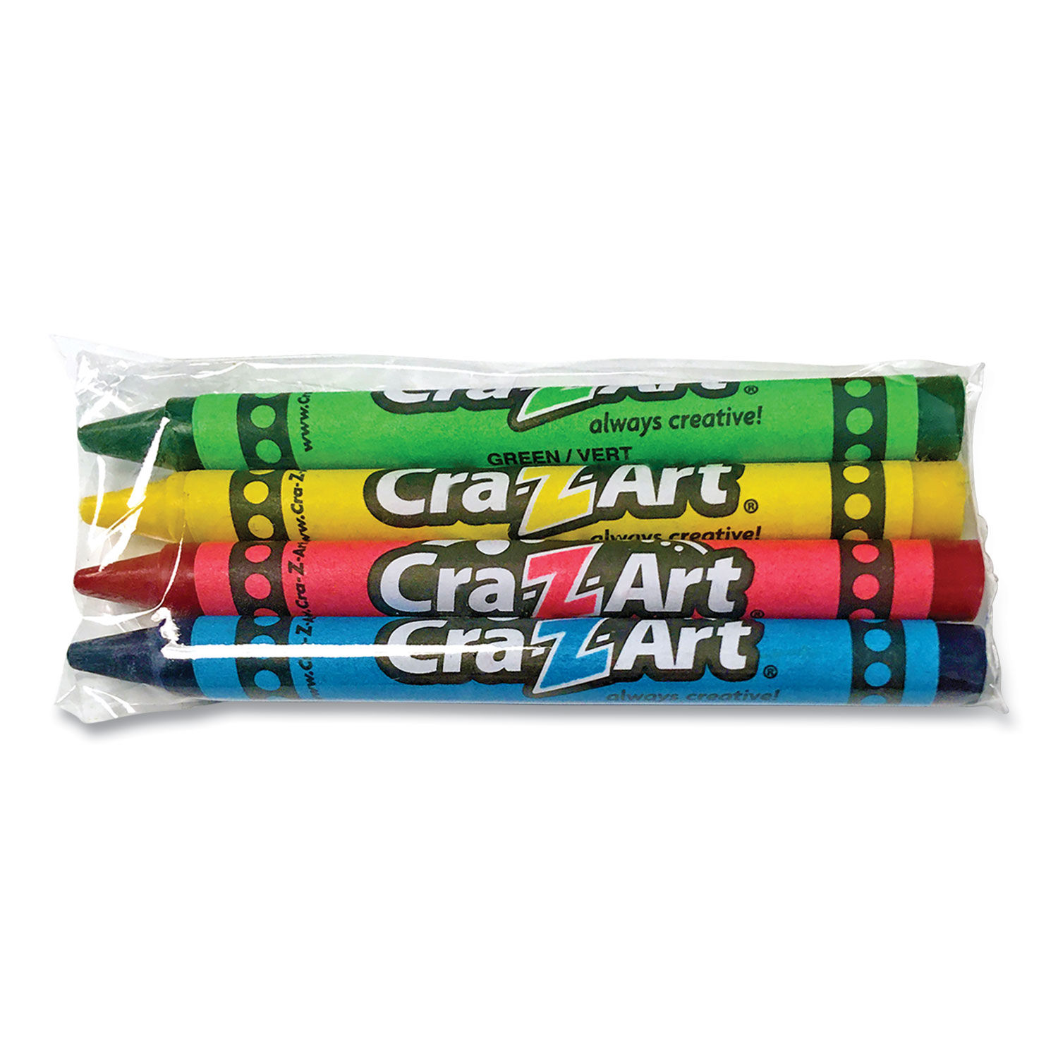 4 Pack Washable Crayons - Sample