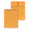 UNV63568 - Light Brown Kraft String/Button Interoffice Envelope, #97, Two-Sided Five-Column Format, 10 x 13, Light Brown Kraft, 100/Box