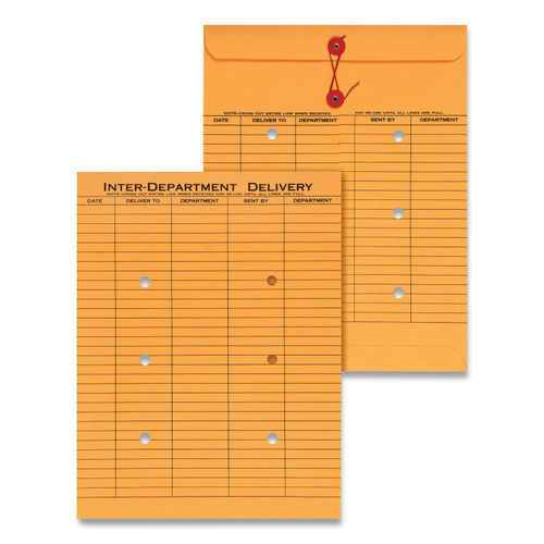 String and Button Interoffice Envelope by Universal® UNV63568