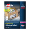 AVE5526 - Waterproof Shipping Labels with TrueBlock Technology, Laser Printers, 5.5 x 8.5, White, 2/Sheet, 50 Sheets/Pack