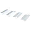 NSN3750502 - 7510013750502 SKILCRAFT Tabs for Hanging File Folders, 1/5-Cut, Clear, 2" Wide, 25/Pack