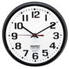 NSN3897958 - 6645013897958 SKILCRAFT Slimline Quartz Wall Clock, 9.2" Overall Diameter, Black Case, 1 AA (sold separately)