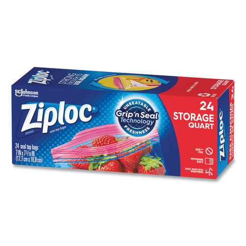 Ziploc Storage Bags 1qt (500)