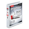 CRD10300 - Premier Easy Open ClearVue Locking Slant-D Ring Binder, 3 Rings, 1" Capacity, 11 x 8.5, White