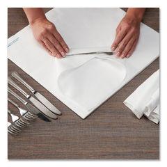 Gen Dinner Napkins, 2-Ply, 14.50W x 16.50D, White