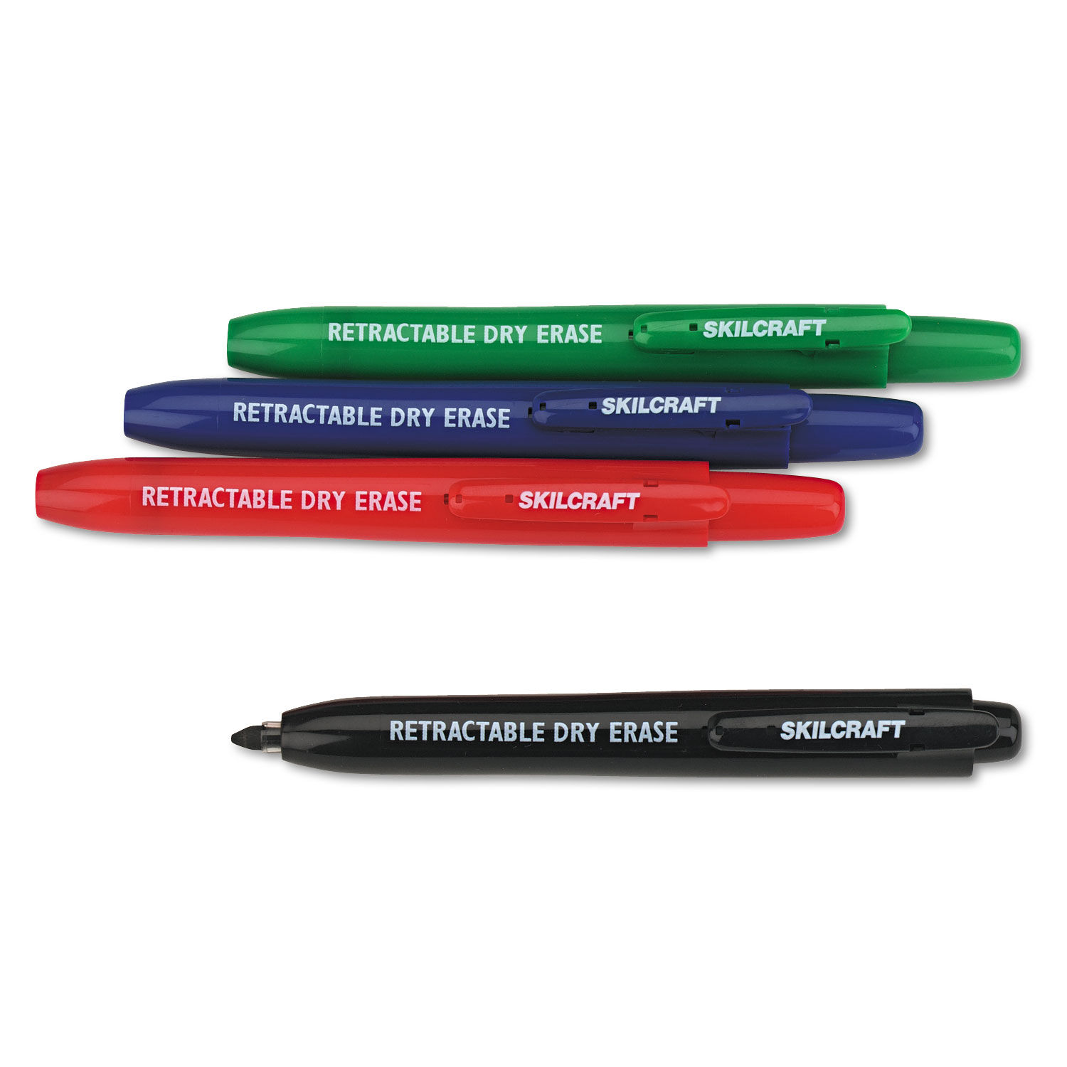 SKILCRAFT Retractable Chisel Tip Dry Erase Marker by AbilityOne