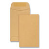 QUA50262 - Kraft Coin and Small Parts Envelope, #3, Square Flap, Gummed Closure, 2.5 x 4.25, Brown Kraft, 500/Box