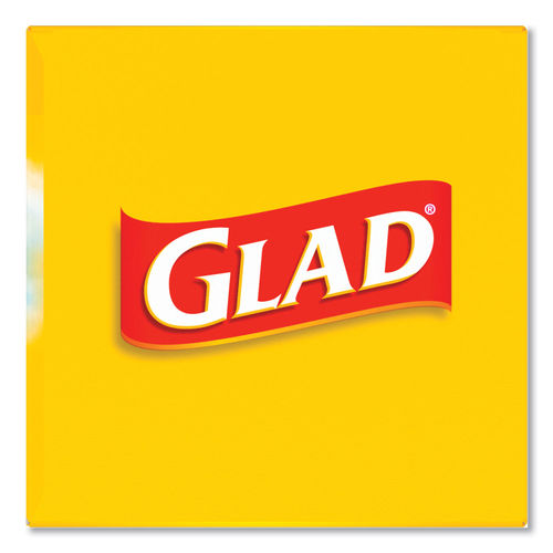 Glad Odorshield Quick-Tie Small Trash Bags, 4 Gal, 0.5 Mil, 8 X 18,  White, 156/Carton - CLO78812