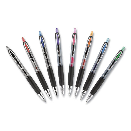 Uni Ball Signo 207 Blue Medium 0.7mm Blue Retractable Gel Ink Pen 3 CountPens and Pencils