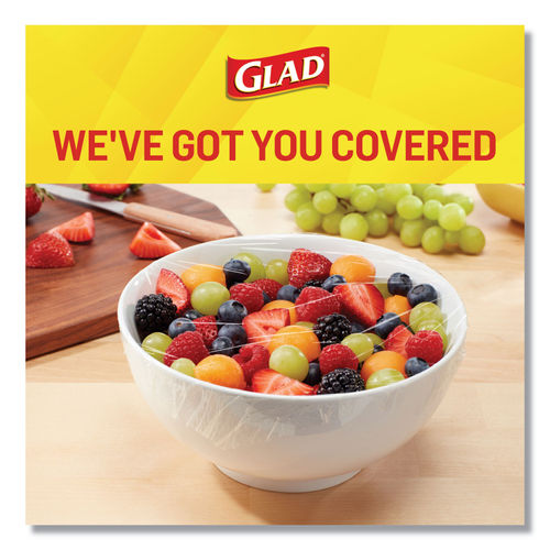 Glad Cling Wrap Plastic Wrap, Clear, 200 Sq Ft, 1 roll