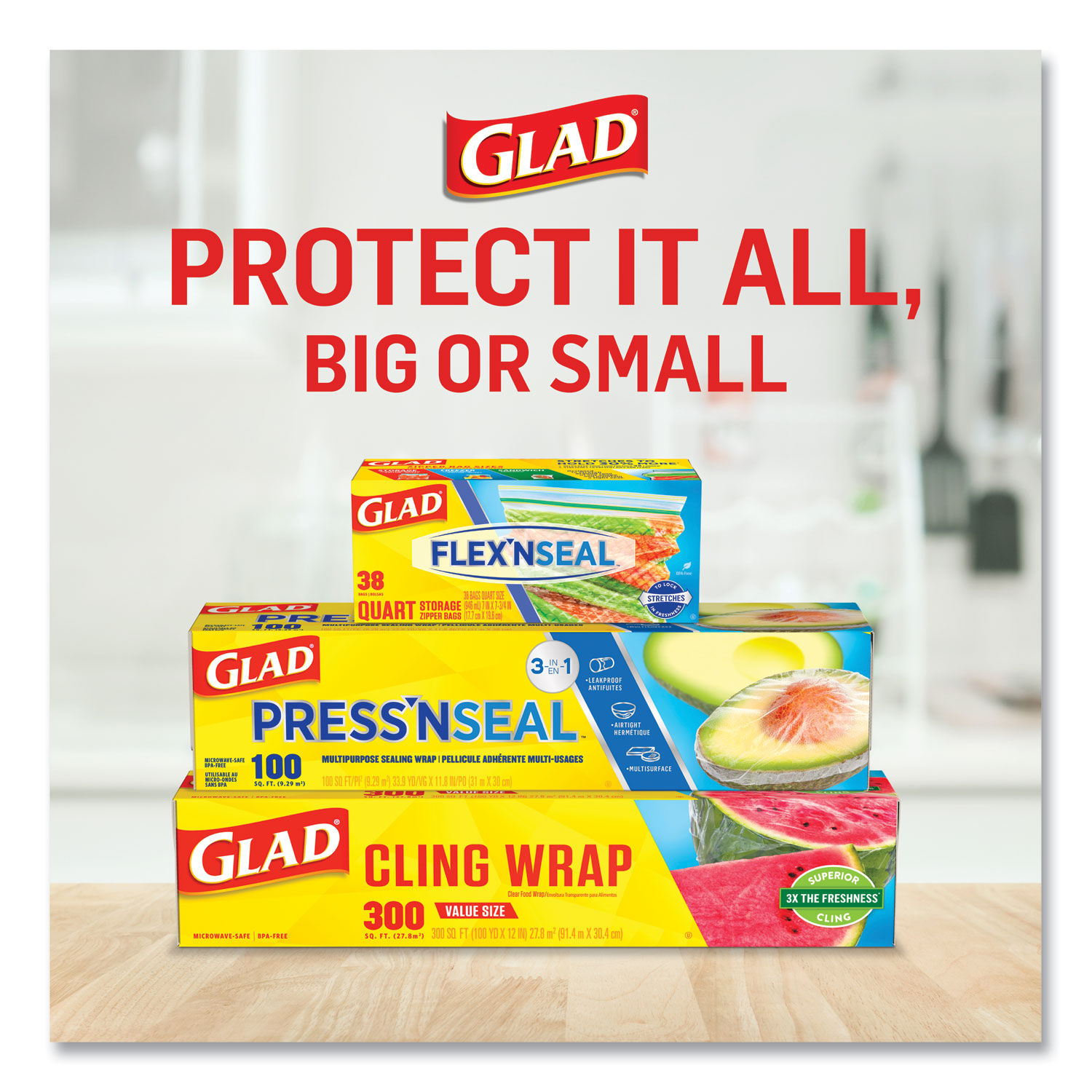 ClingWrap Plastic Wrap by Glad® CLO00020