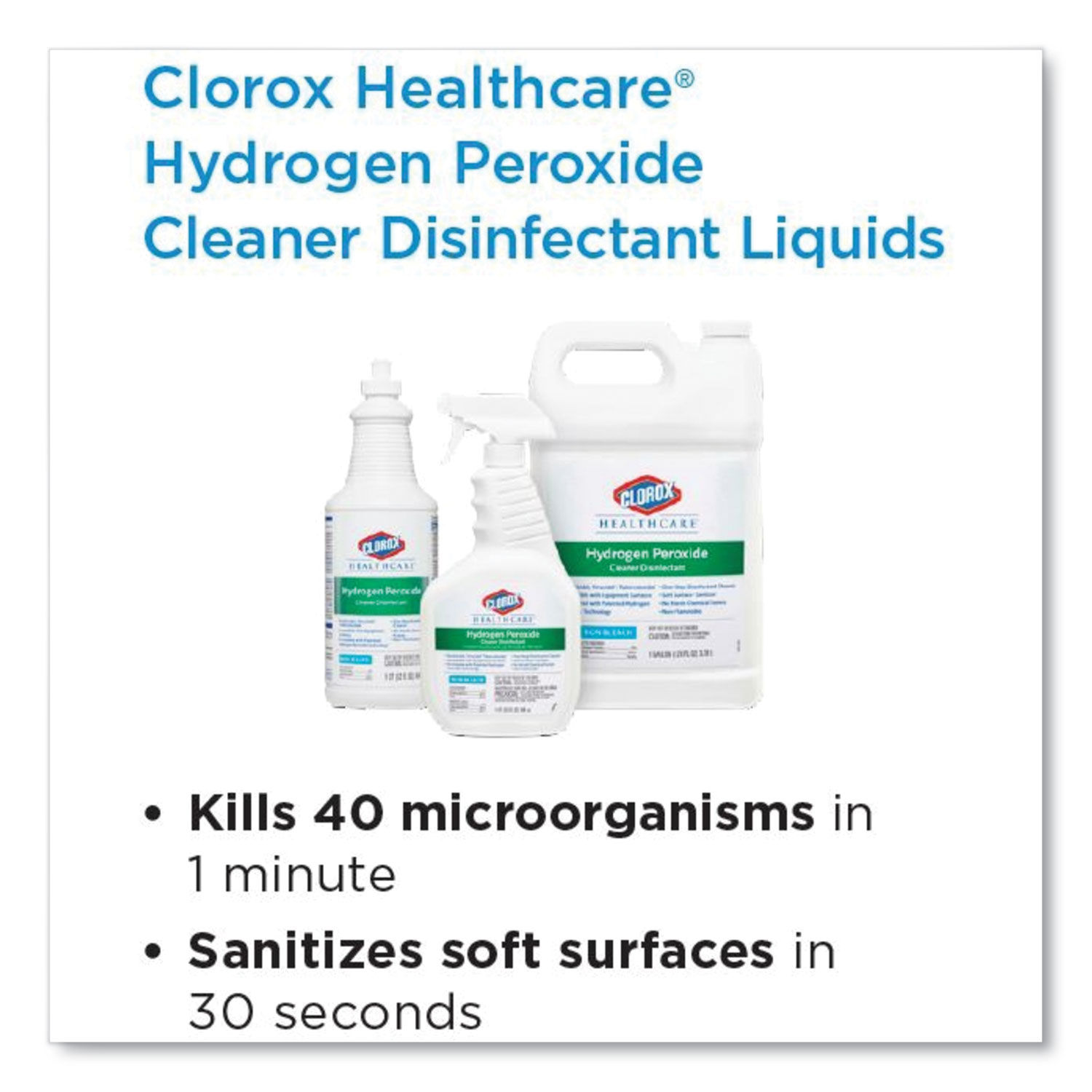HydrogenPeroxide Cleaner/Disinfectant by Clorox® Healthcare