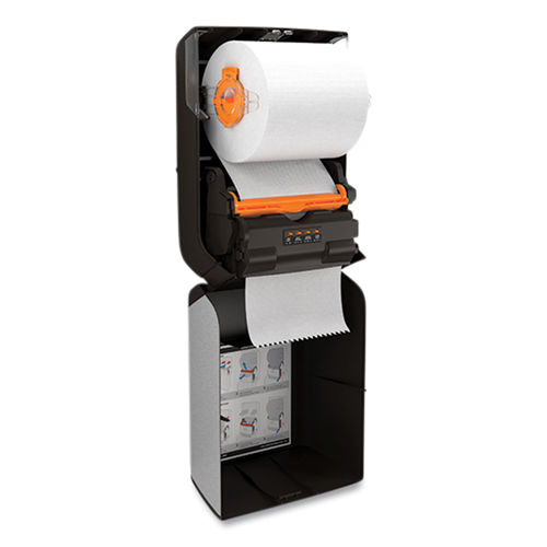 Coastwide Professional J-Series Automatic Touchless Hardwound Paper Towel Dispenser 12.32 x 9.34 x 16.67 Black