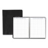 HOD28202 - Four-Person Group Practice Daily Appointment Book, 11 x 8.5, Black Cover, 12-Month (Jan to Dec): 2024