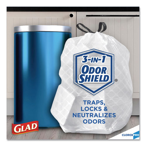 Glad Tall Kitchen Drawstring Trash Bags - CLO78526CT 