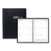 HOD27802 - Recycled Weekly Appointment Book, 8 x 5, Black Cover, 12-Month (Jan to Dec): 2024