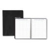 HOD28102 - Eight-Person Group Practice Daily Appointment Book, 11 x 8.5, Black Cover, 12-Month (Jan to Dec): 2024