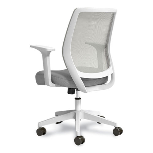 Union & Scale Essentials Ergonomic Fabric Swivel Task Chair, Black (UN56947) | Quill