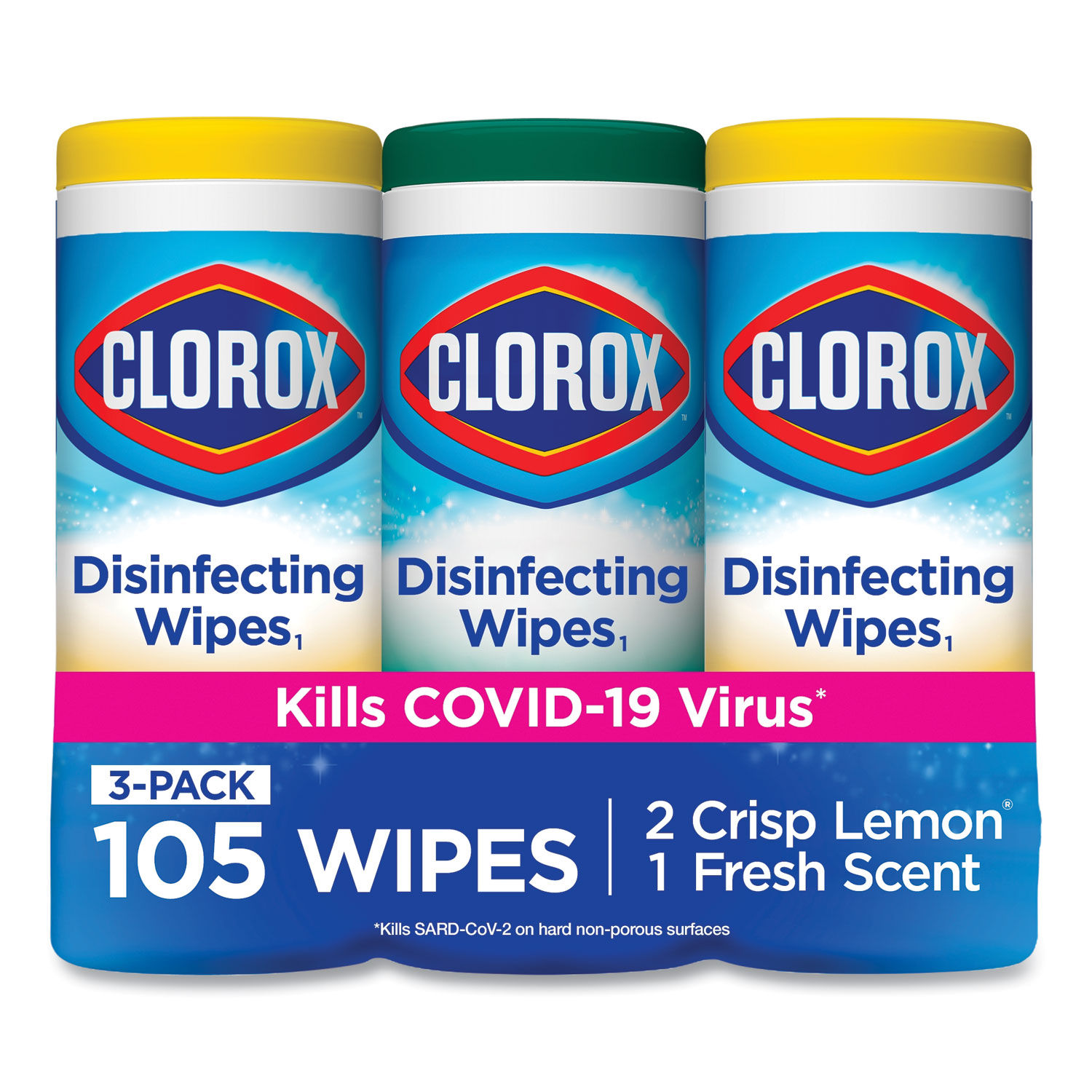 Disinfecting Wipes By Clorox Clo30112