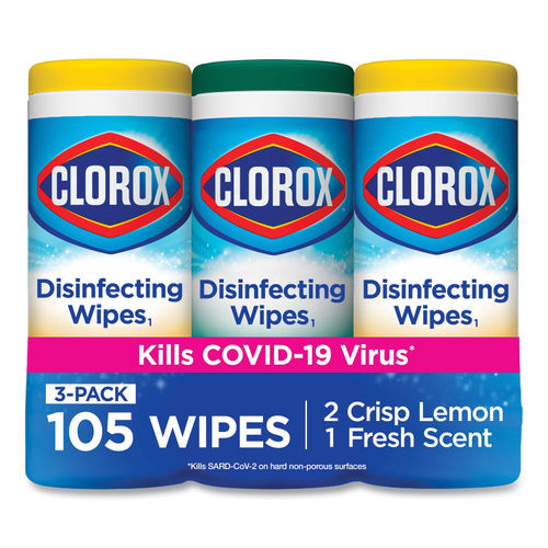 Clorox Disinfecting Wipes 70-Count Lemon Wipes All-Purpose Cleaner