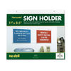 NUD38008 - Acrylic Sign Holder, Horizontal, 11 x 8.5, Clear