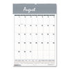 HOD353 - Academic Year Bar Harbor Recycled Wirebound Monthly Wall Calendar, 15.5 x 22, White/Blue Sheets, 12-Month(Aug-July):2023-2024