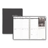 HOD217102 - Black-on-White Photo Weekly Appointment Book, Landscapes Photography, 11 x 8.5, Black Cover, 12-Month (Jan to Dec): 2024