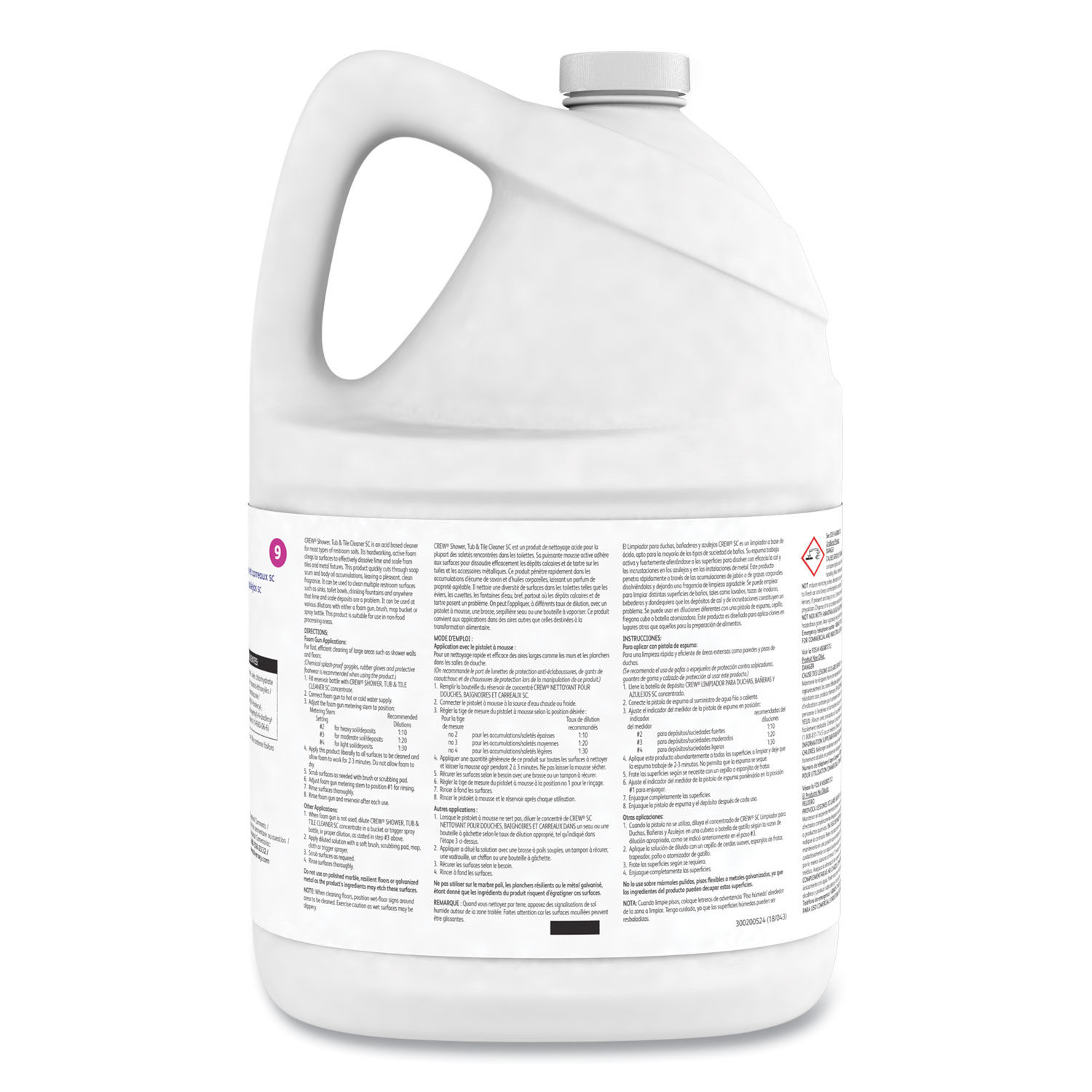 Crew Concentrated Shower/Tub/Tile Cleaner by Diversey™ DVO101100486