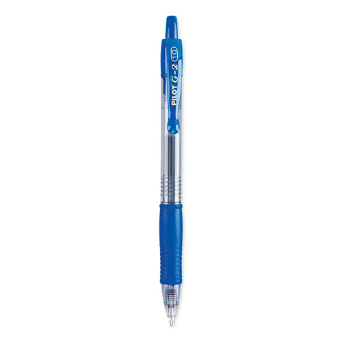 Pilot G2 Gel Pens in Premium Blue - Pack of 12, Bold