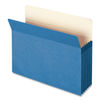 SMD73235 - Colored File Pockets, 5.25" Expansion, Letter Size, Blue