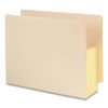 SMD75174 - Manila End Tab File Pockets with Tyvek-Lined Gussets, 5.25" Expansion, Letter Size, Manila, 10/Box