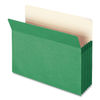 SMD73236 - Colored File Pockets, 5.25" Expansion, Letter Size, Green