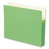 SMD73216 - Colored File Pockets, 1.75" Expansion, Letter Size, Green