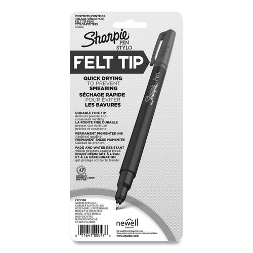 Sharpie Pen Blue Fine, Non Bleeding, Archival-quality