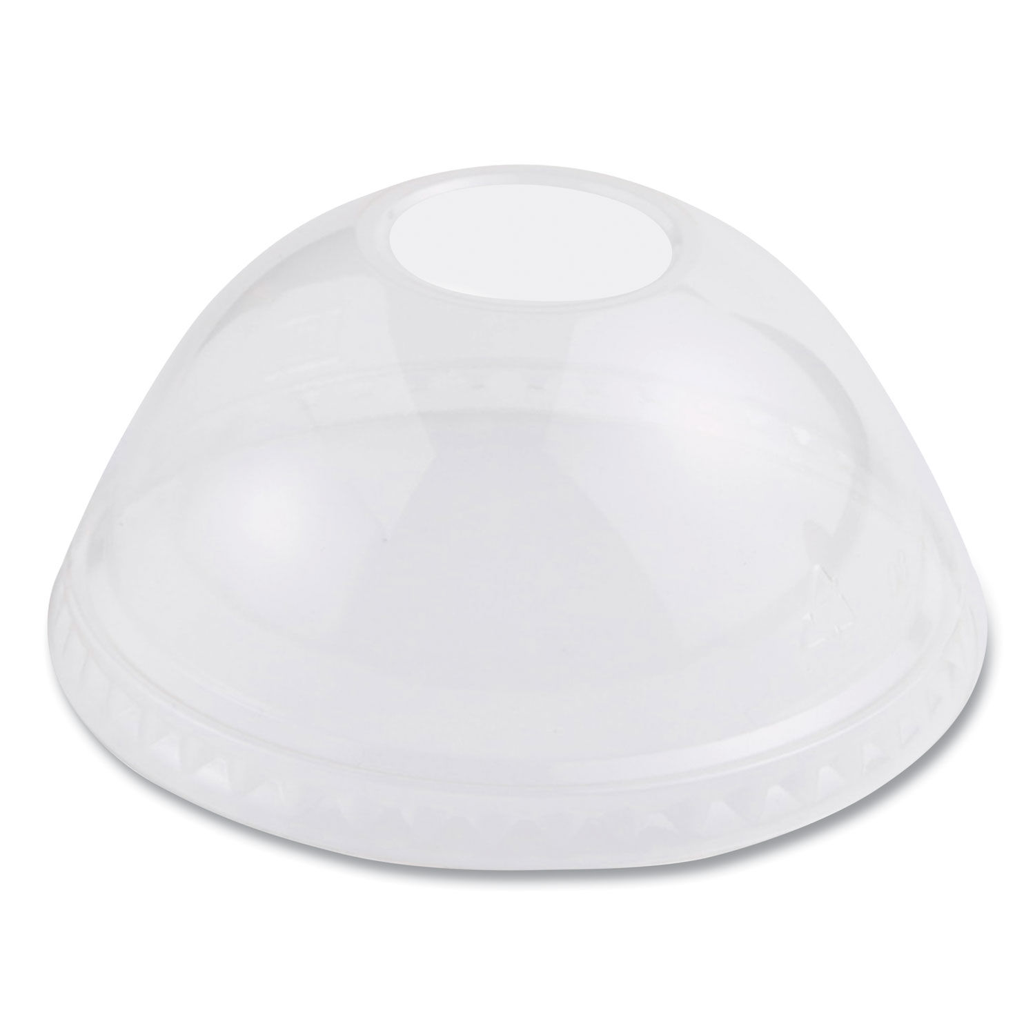 World Centric PLA Clear Cold Cup Lids, Fits 9 oz to 24 oz Cups, Clear, 1,000/Carton