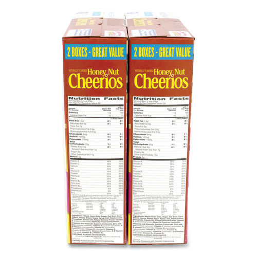 Honey Nut Cheerios Gluten Free Cereal (27.5 oz, 2 Pack) GREAT VALUE &  SERVICE!!