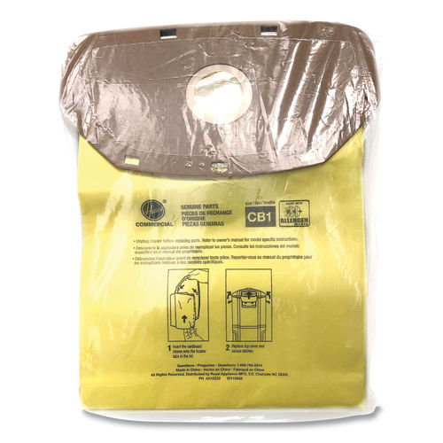 Hoover Disposable Vacuum Bags, Allergen C1, 10/Pack