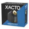 EPI1606X - Model 1606 Mighty Pro Electric Pencil Sharpener, AC-Powered, 4 x 8 x 7.5, Black/Gold/Smoke