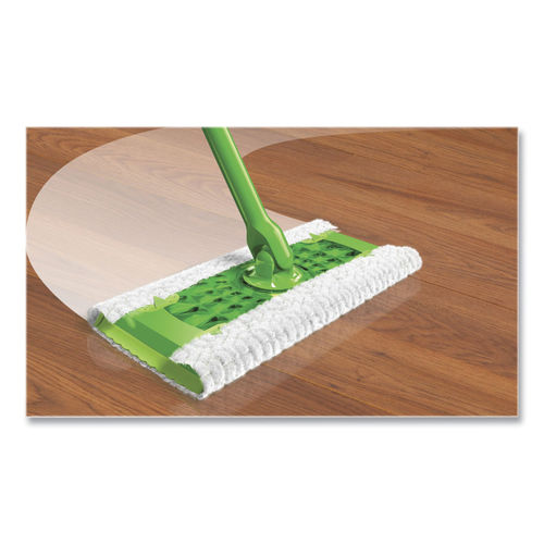 Swiffer Sweeper Dry Wet Starter Kit 46 H x 10 W x 8 D SilverGreen