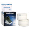 SKPSLPFLW - SLP-FLW Self-Adhesive File Folder Labels, 0.56" x 3.43", White, 130 Labels/Roll, 2 Rolls/Box