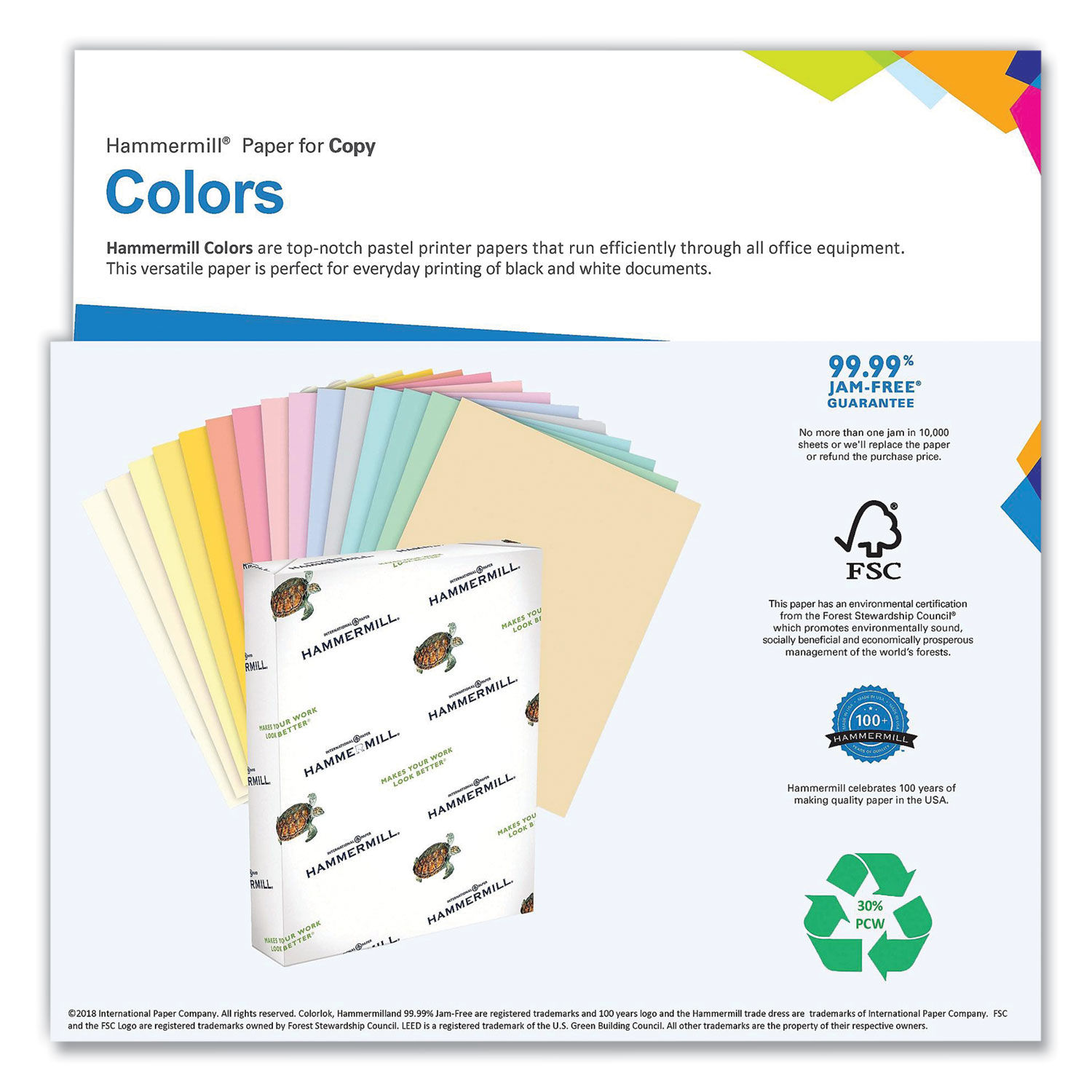 Hammermill Recycled Colored Paper, Tan, 11 x 17 - 500 count