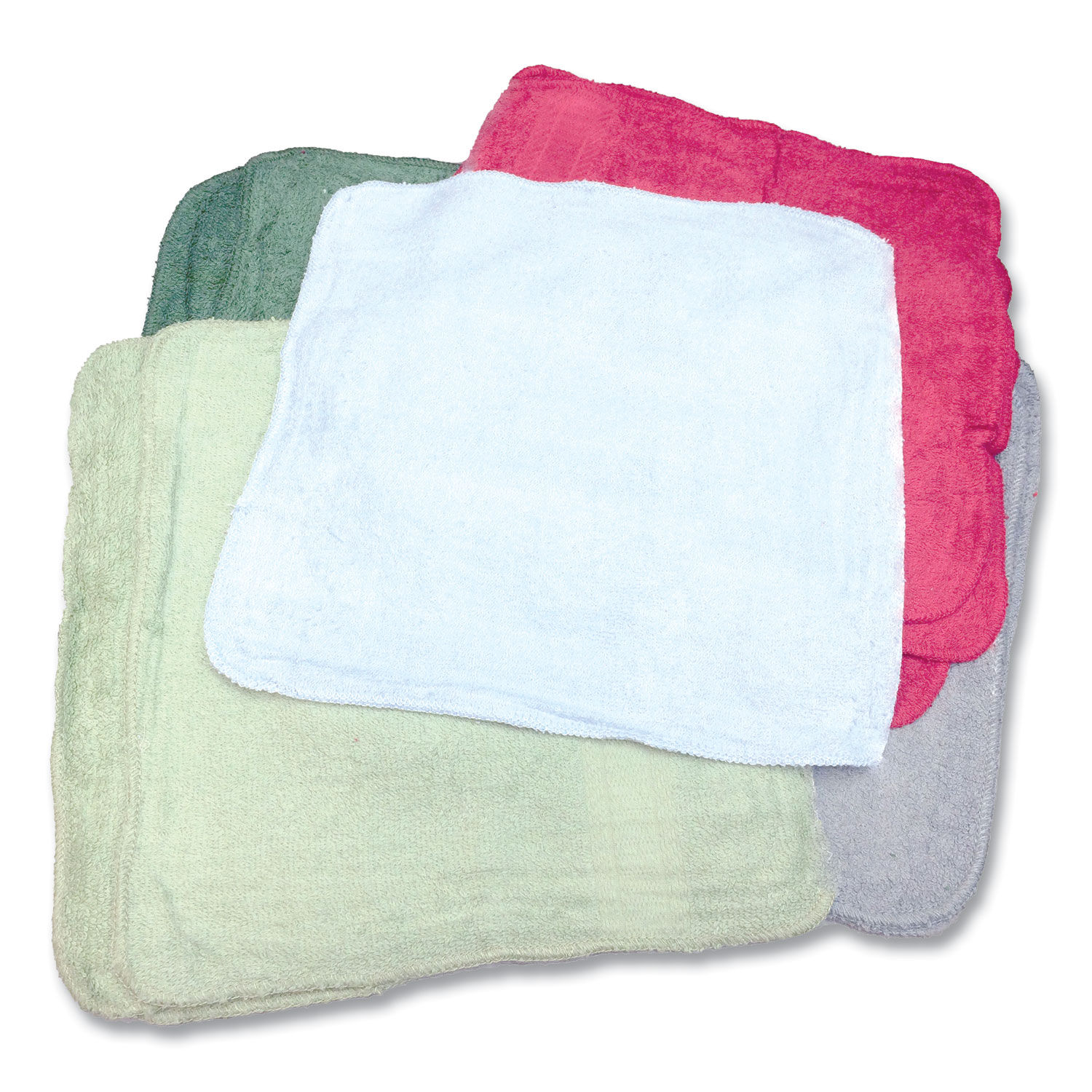 Bag-A-Rags Reusable Wiping Cloths, Cotton, White, 1lb Pack