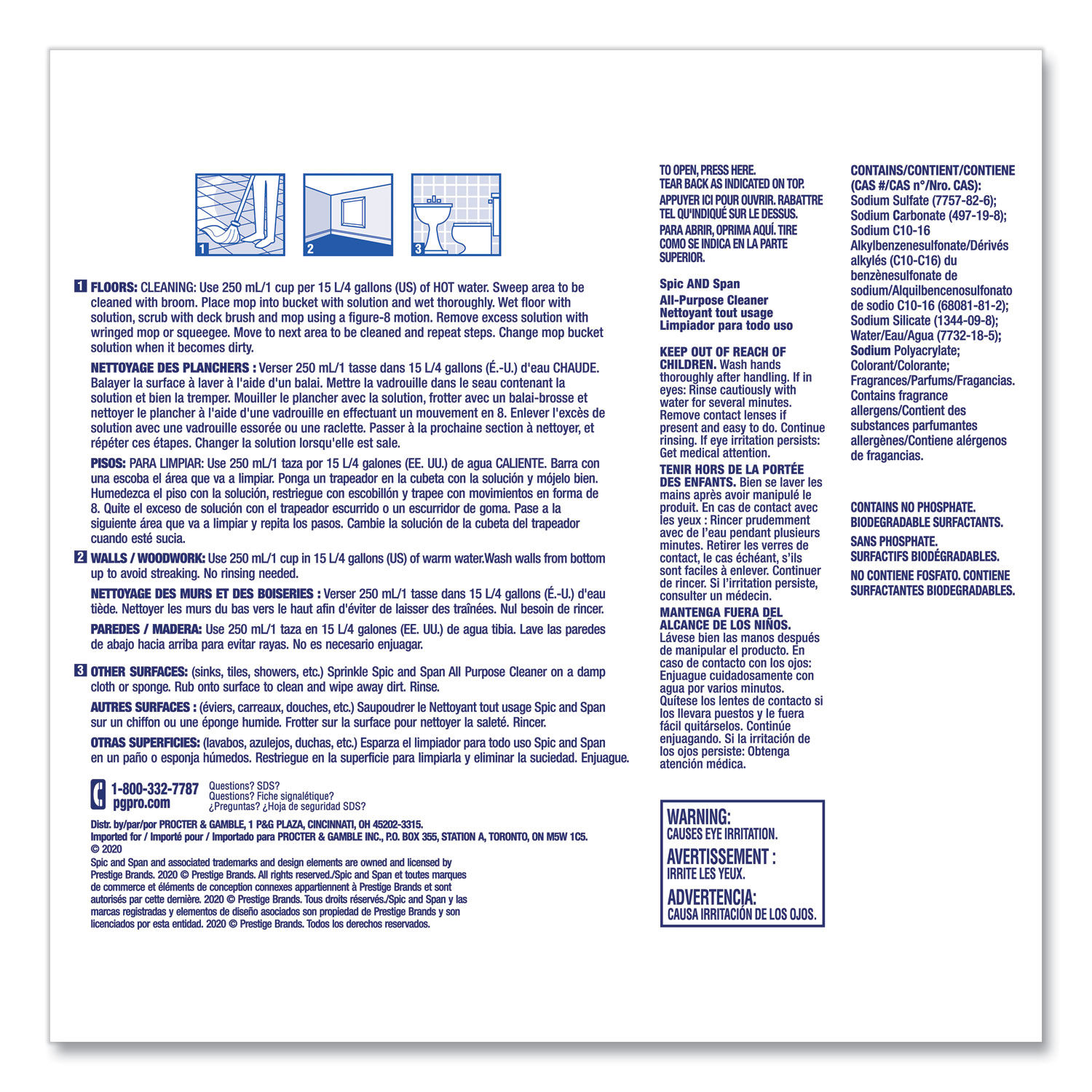 AllPurpose Floor Cleaner by Spic and Span® PGC31973EA