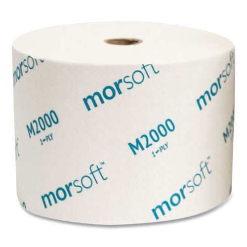 Morcon Morsoft Bath Tissue, 1-Ply, 2000 Sheets/Roll, 24 Rolls (MORM2000)