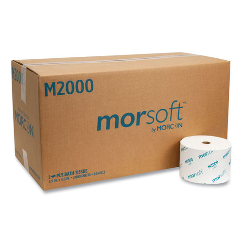 Small Core Bath Tissue by Morcon Tissue MORM2000 | OnTimeSupplies.com