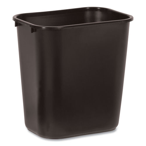 Rubbermaid Indoor Trash Can w/ No Lid, Gray Plastic, 10.25 Gal